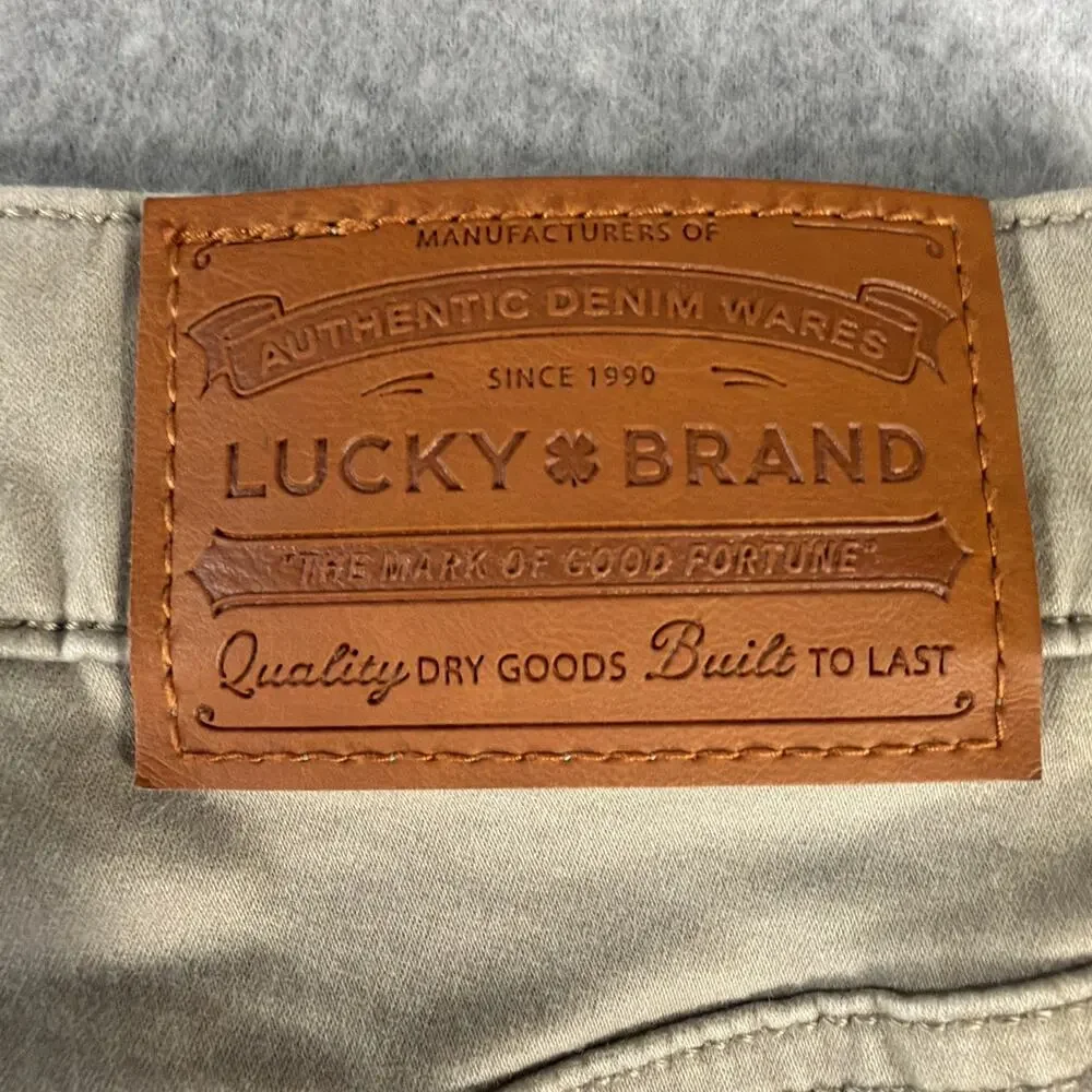 Lucky Soft Slim Straight 121 Khaki Pants Size 30x30